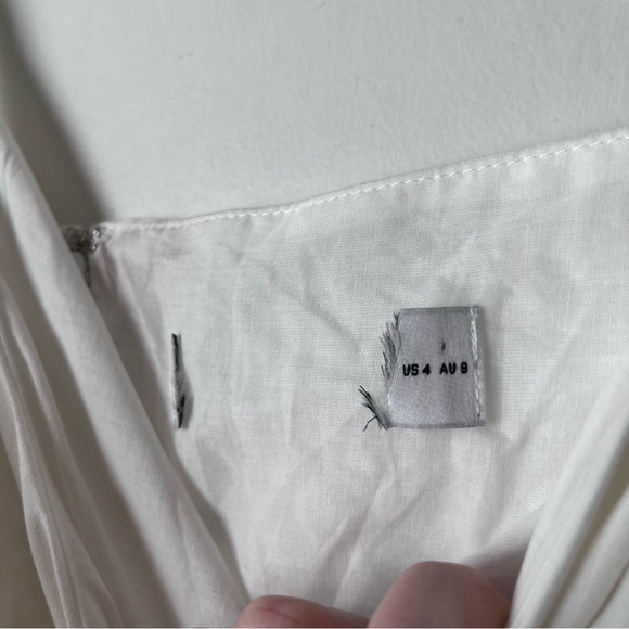 Petal & Pup Leyton White One Shoulder Wide Leg Belted Jumpsuit 4 - Picture 14 of 16